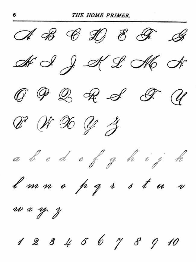 Cursive Letters Graphics